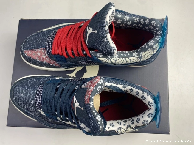 Official Maikesneakers SE Sashiko Retro Jordan 4 CW0898-400 Air 0722